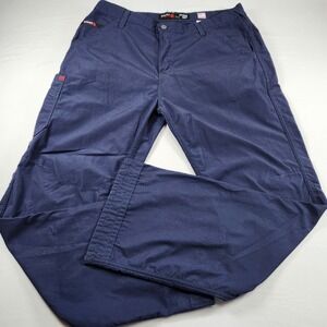 Ariat FR M4 Relaxed DuraLight Ripstop Boot Cut Pants Men's 38x34 Navy Blue
